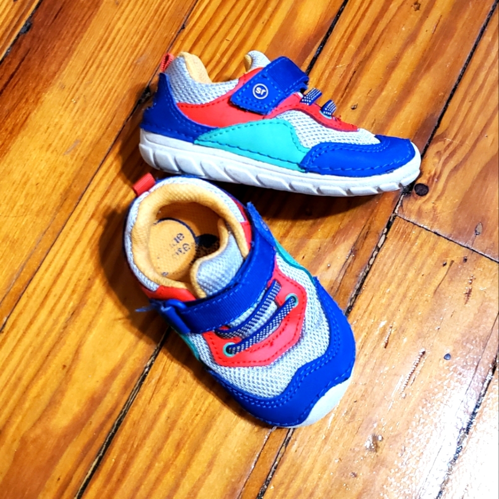 Stride Rite toddler size 5 colorblock sneakers